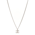 Crystal Timeless CC Necklace Silver