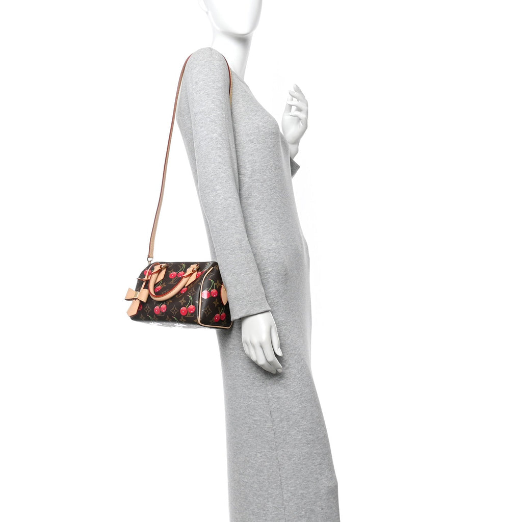 Louis Vuitton LV X TM Monogram Cerises Speedy Bandouliere 20