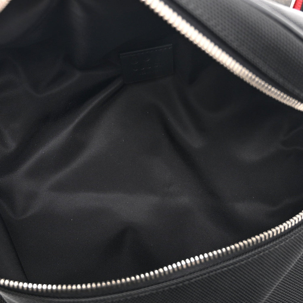Gucci Techno Canvas Web Large Belt Bag Black
