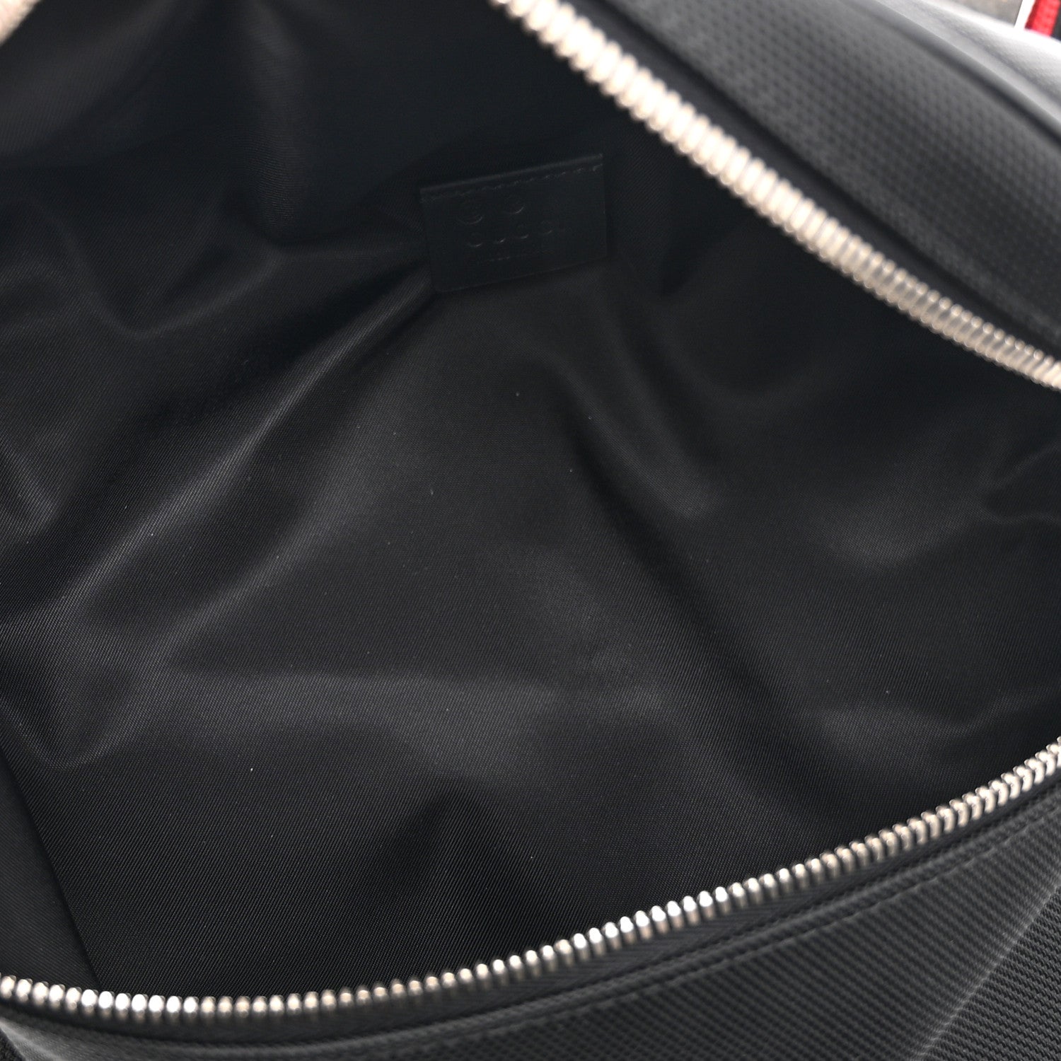 Gucci Techno Canvas Web Large Belt Bag Black