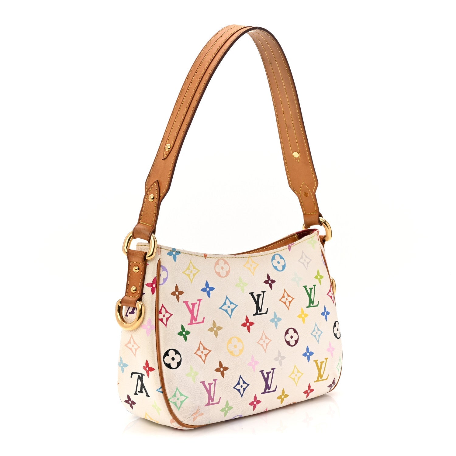 Louis Vuitton Monogram Multicolor Lodge PM White