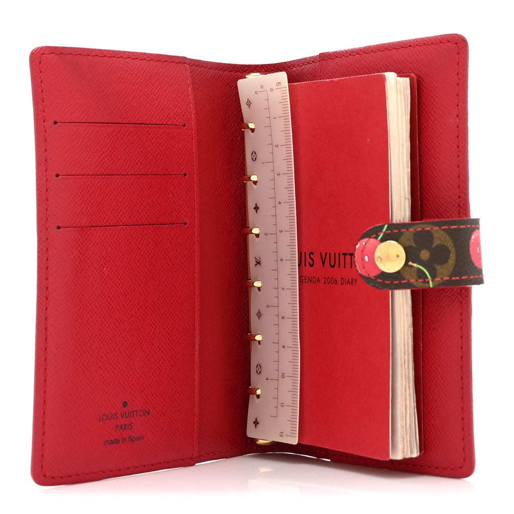 Louis Vuitton Monogram Cerises Small Ring Agenda Cover