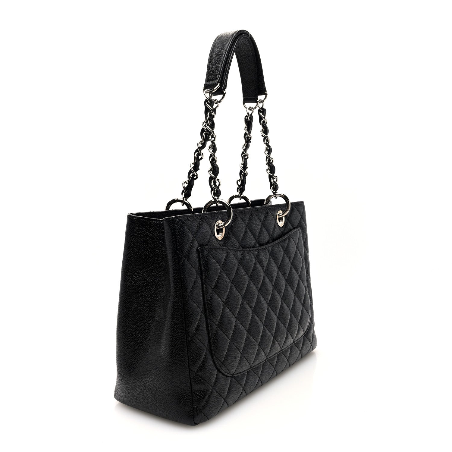 Chanel Caviar Quilted Grand Shopping Tote GST Black