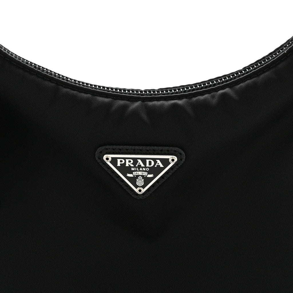 Prada Tessuto Nylon Mini Re-Edition 2000 Bag Black