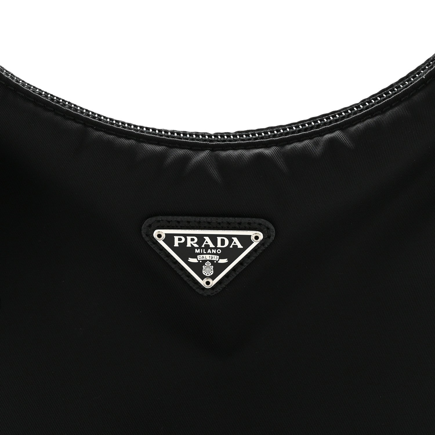 Prada Tessuto Nylon Mini Re-Edition 2000 Bag Black