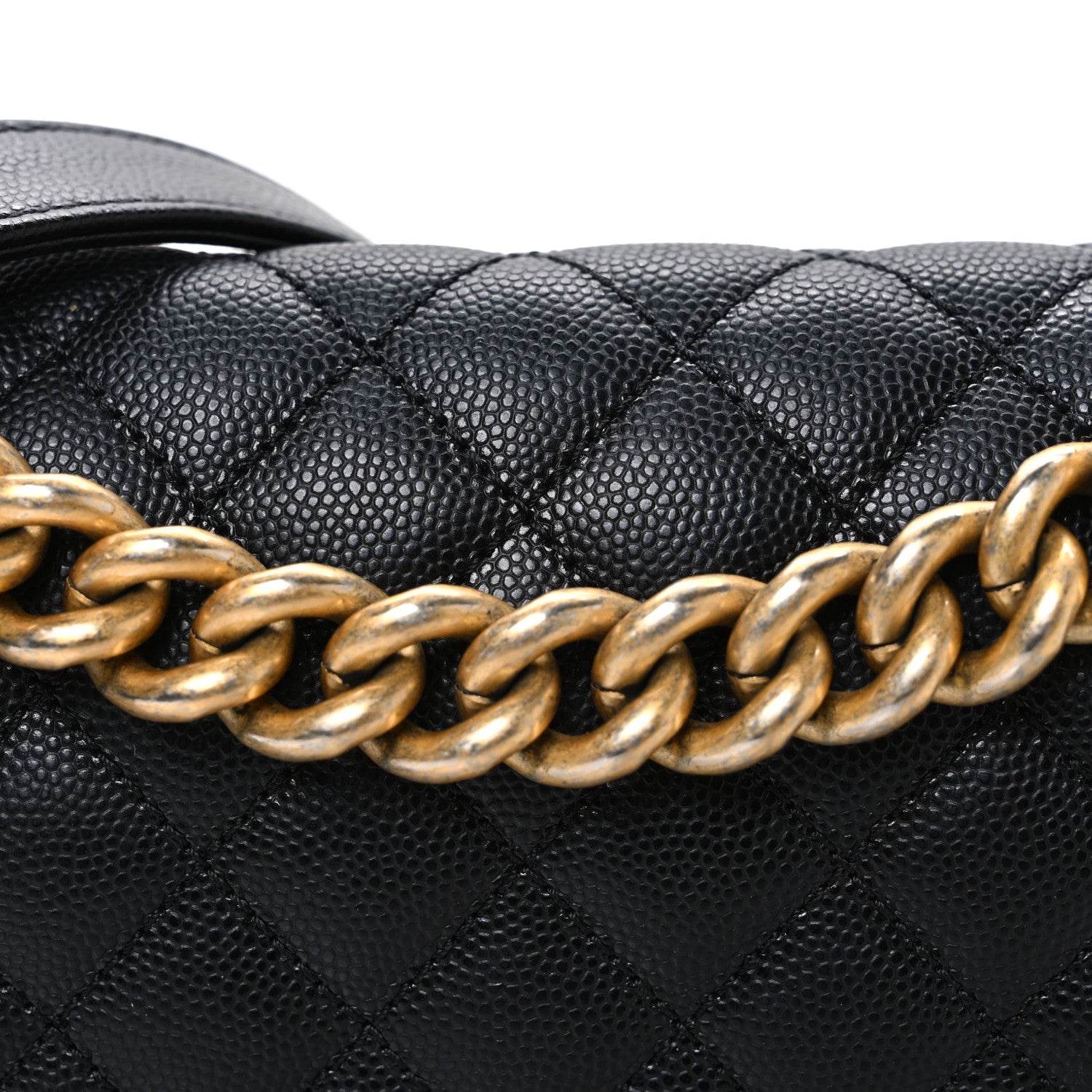 Chanel Caviar Quilted Medium Boy Flap Black