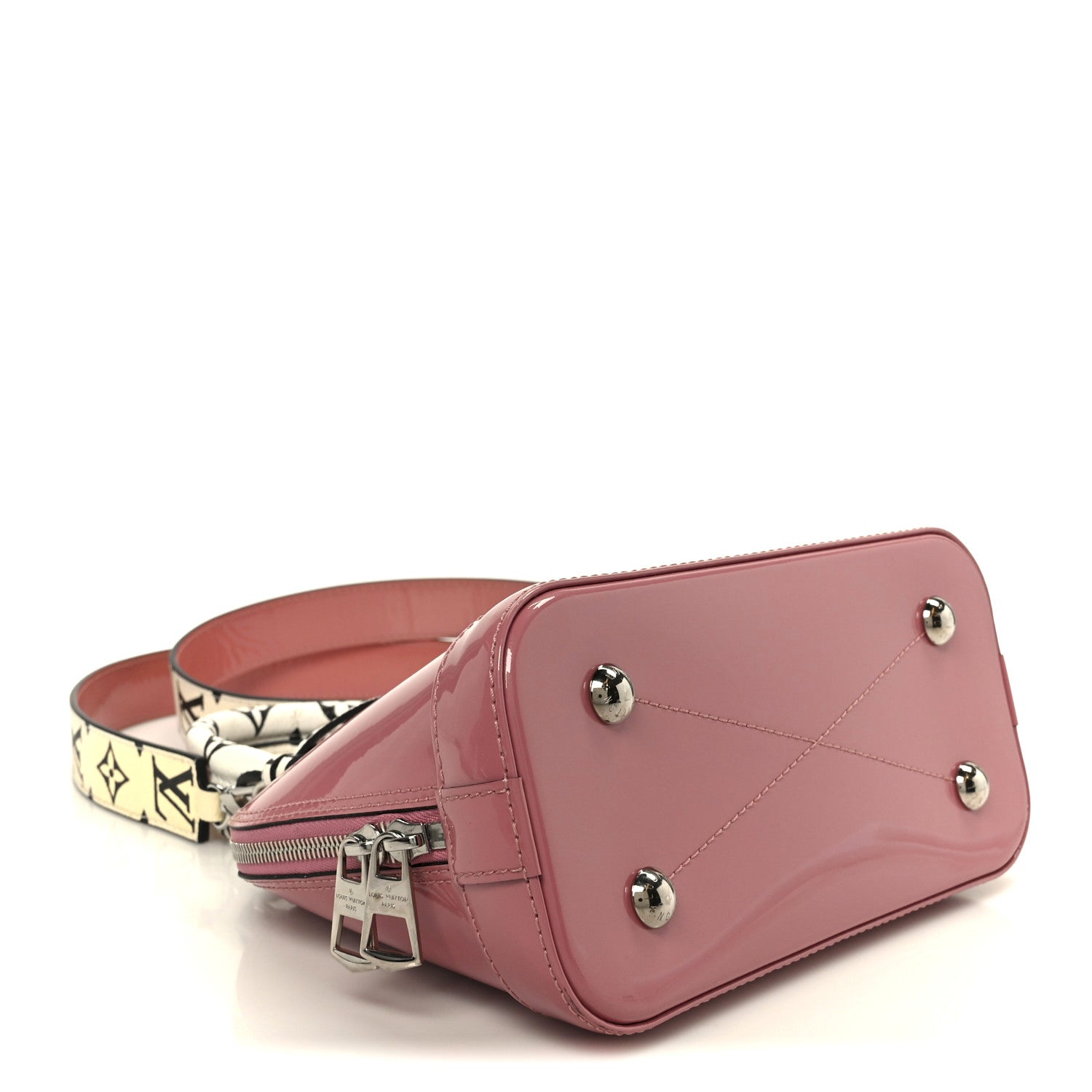 Louis Vuitton Patent Monogram Alma BB Rose Blush