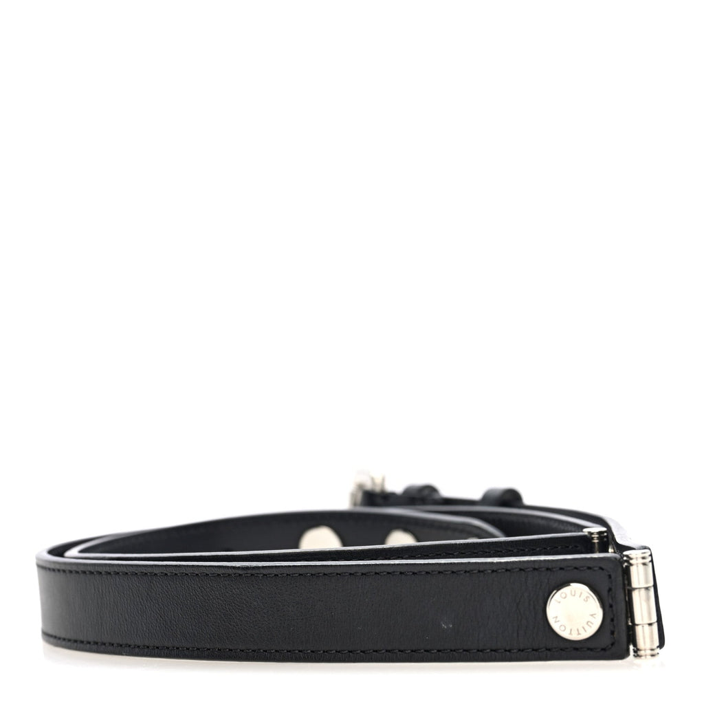 Louis Vuitton Calfskin Spikes Studded 75 30 Belt Black