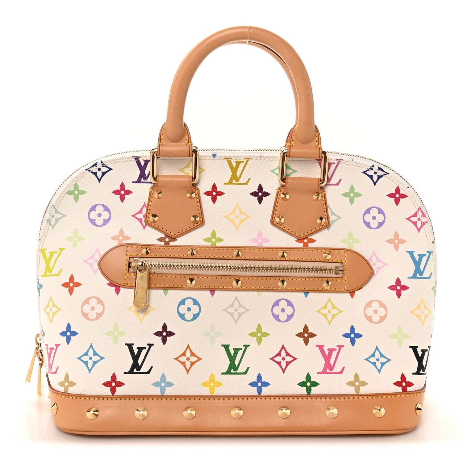 Louis Vuitton Monogram Multicolor Alma White