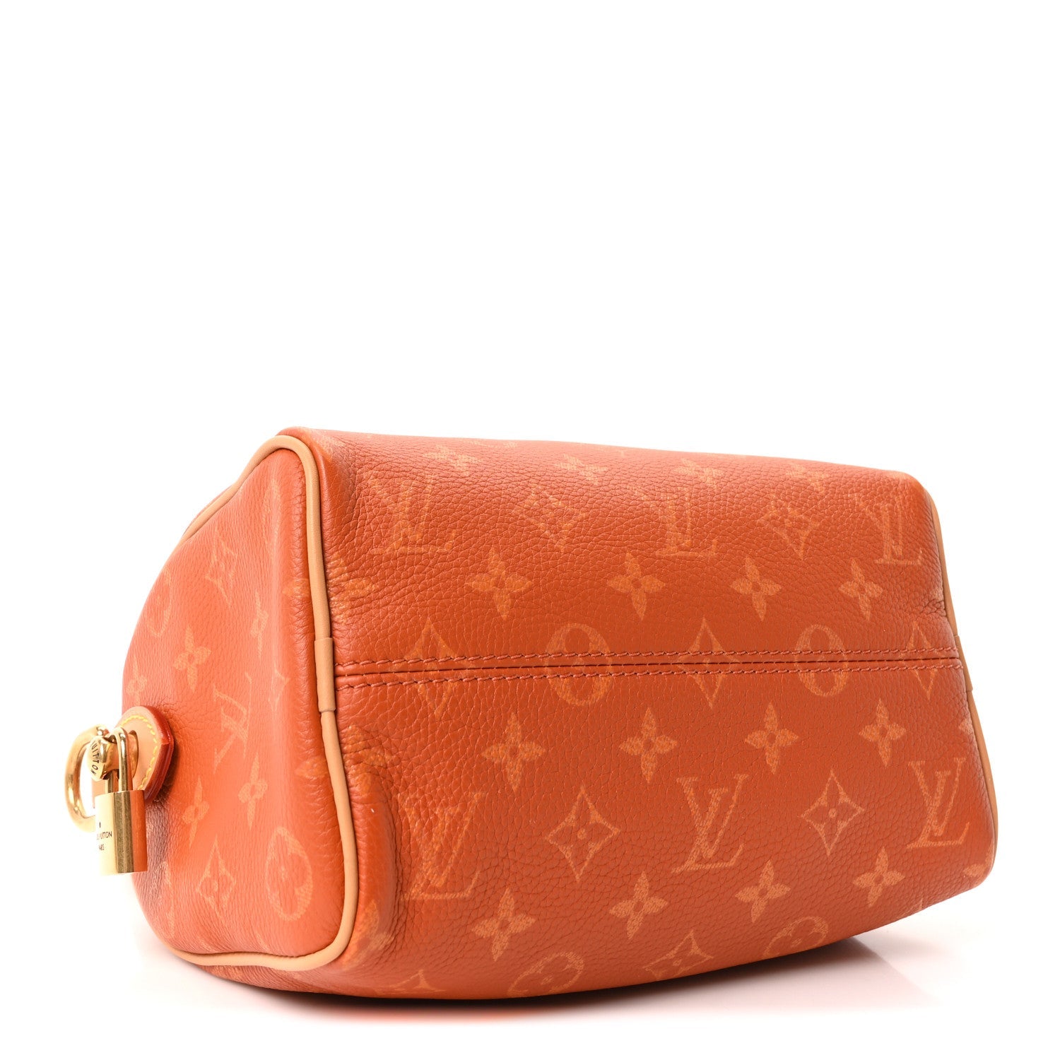 Louis Vuitton Calfskin Monogram Speedy P9 Bandouliere 20 Ochre