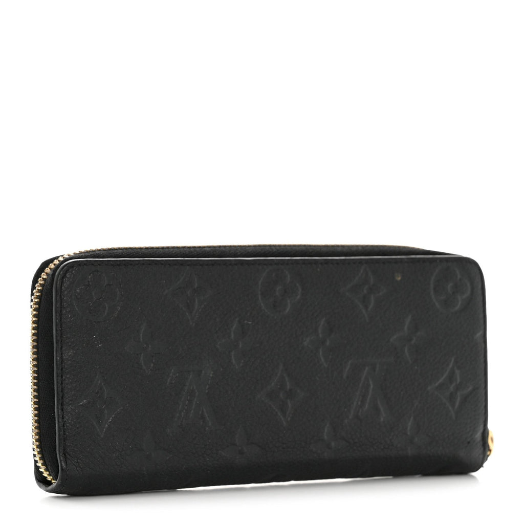Louis Vuitton Empreinte Clemence Wallet Black