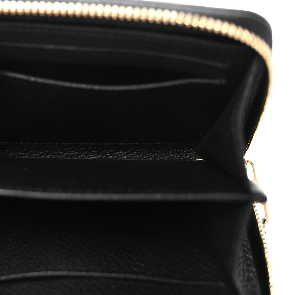 Louis Vuitton Empreinte Zippy Coin Purse Black