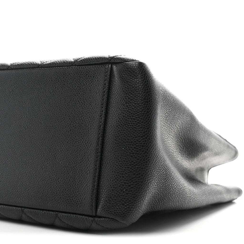 Chanel Caviar Quilted Grand Shopping Tote GST Black
