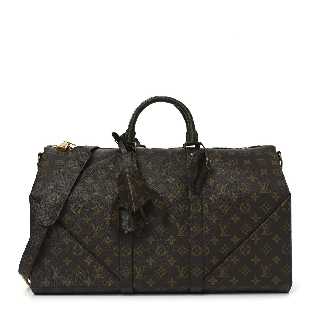 Louis Vuitton x Nigo Monogram Autres Cuirs Keepall Bandouliere 50