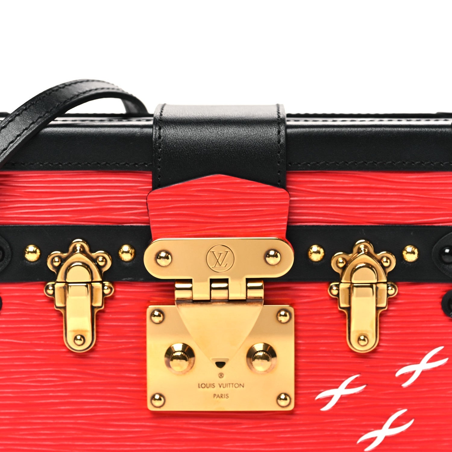 Louis Vuitton Epi Petite Malle Coquelicot