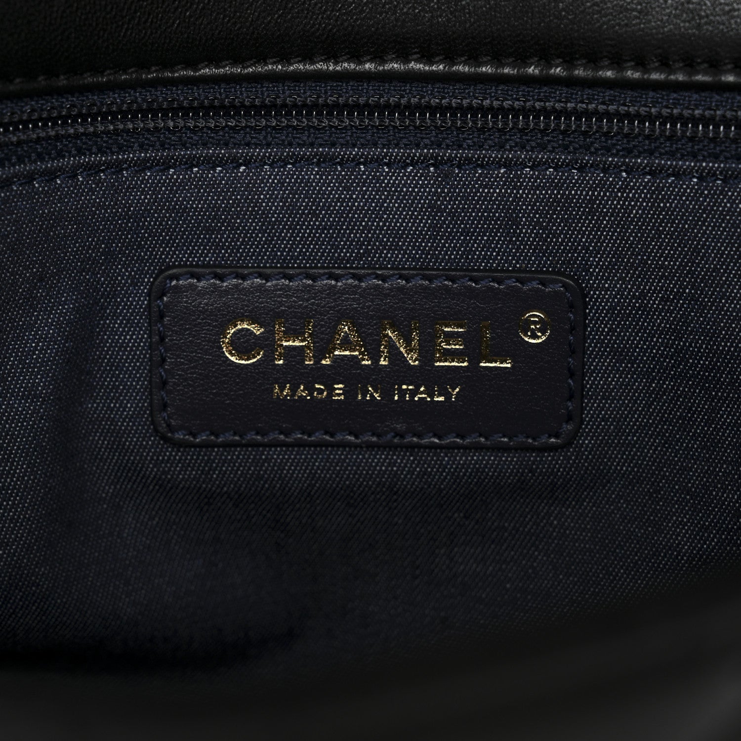 Chanel Lambskin Quilted Resin Bi-Color Chain Flap Bag Black