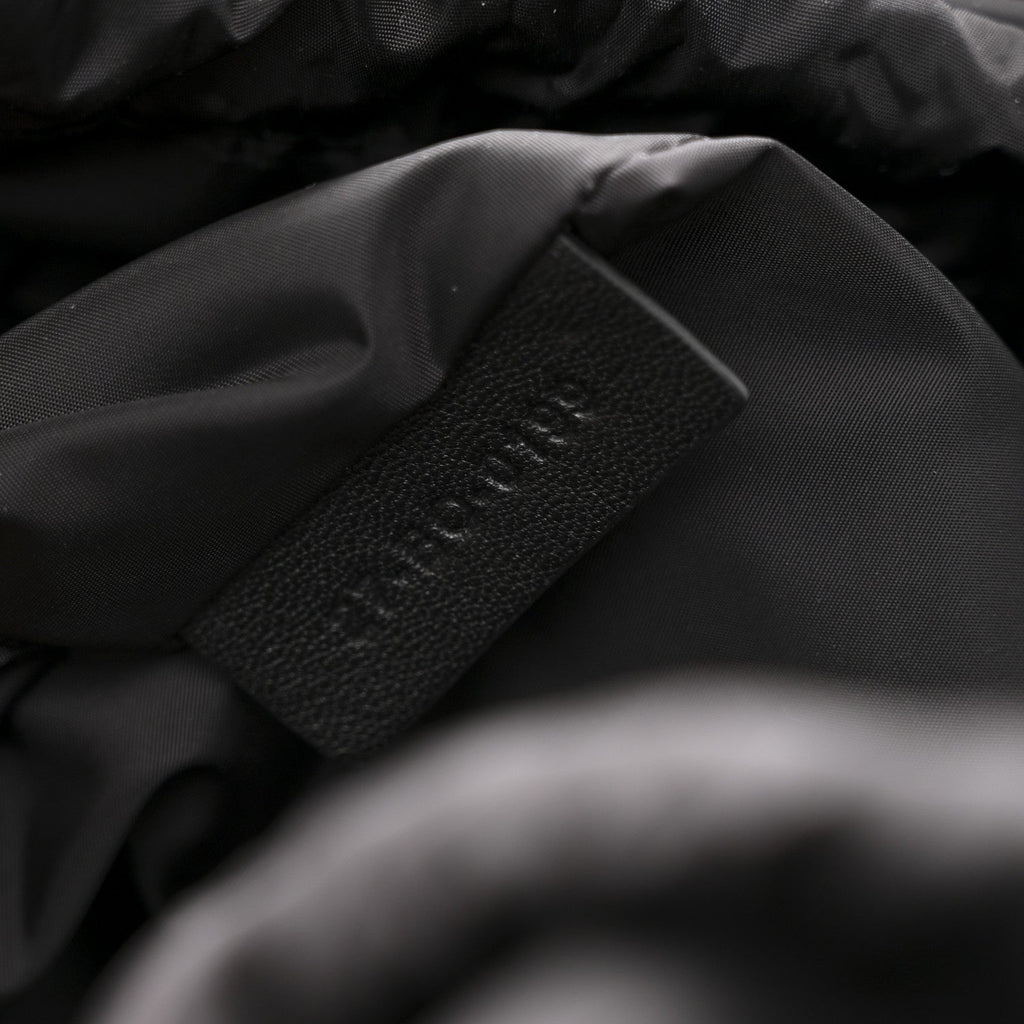 Christian Dior Nylon Saddle Backpack Black