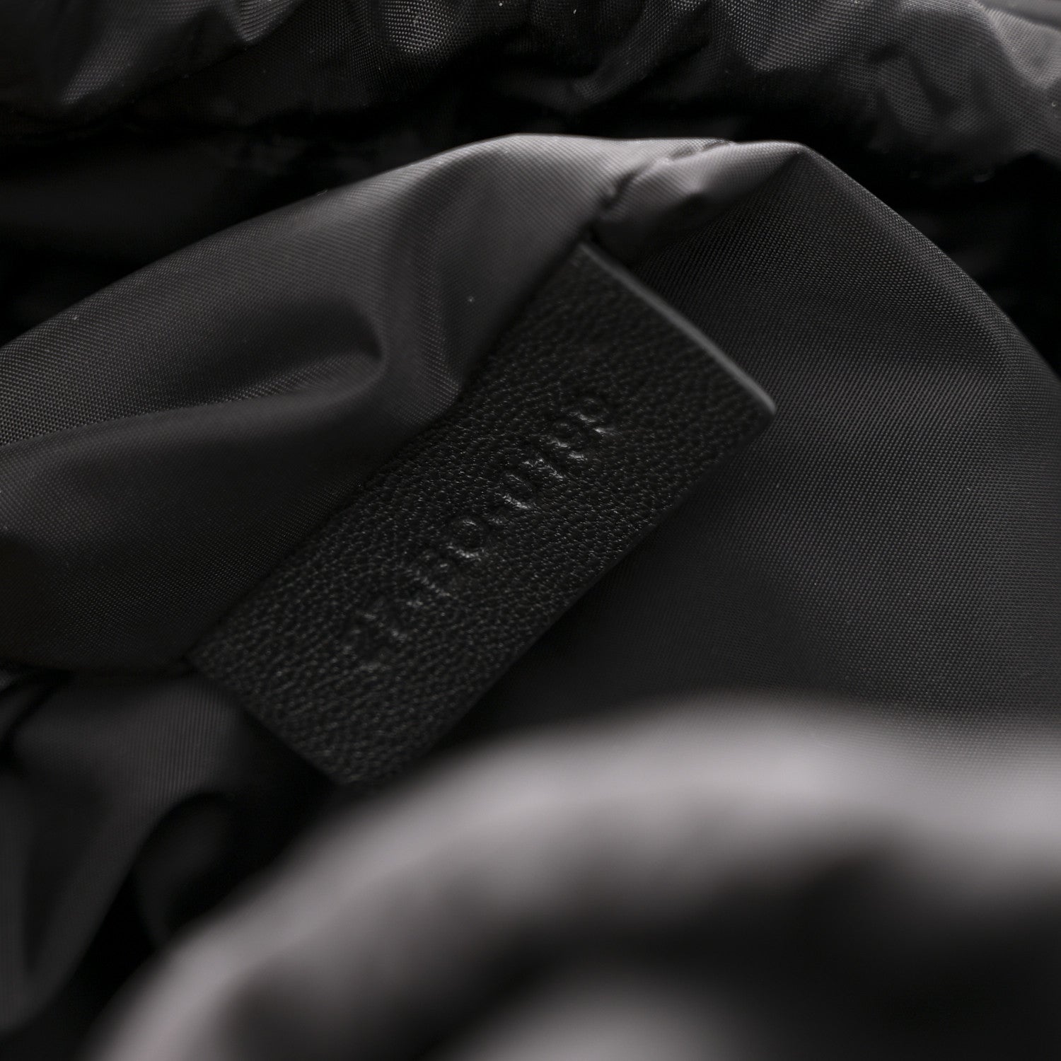 Christian Dior Nylon Saddle Backpack Black