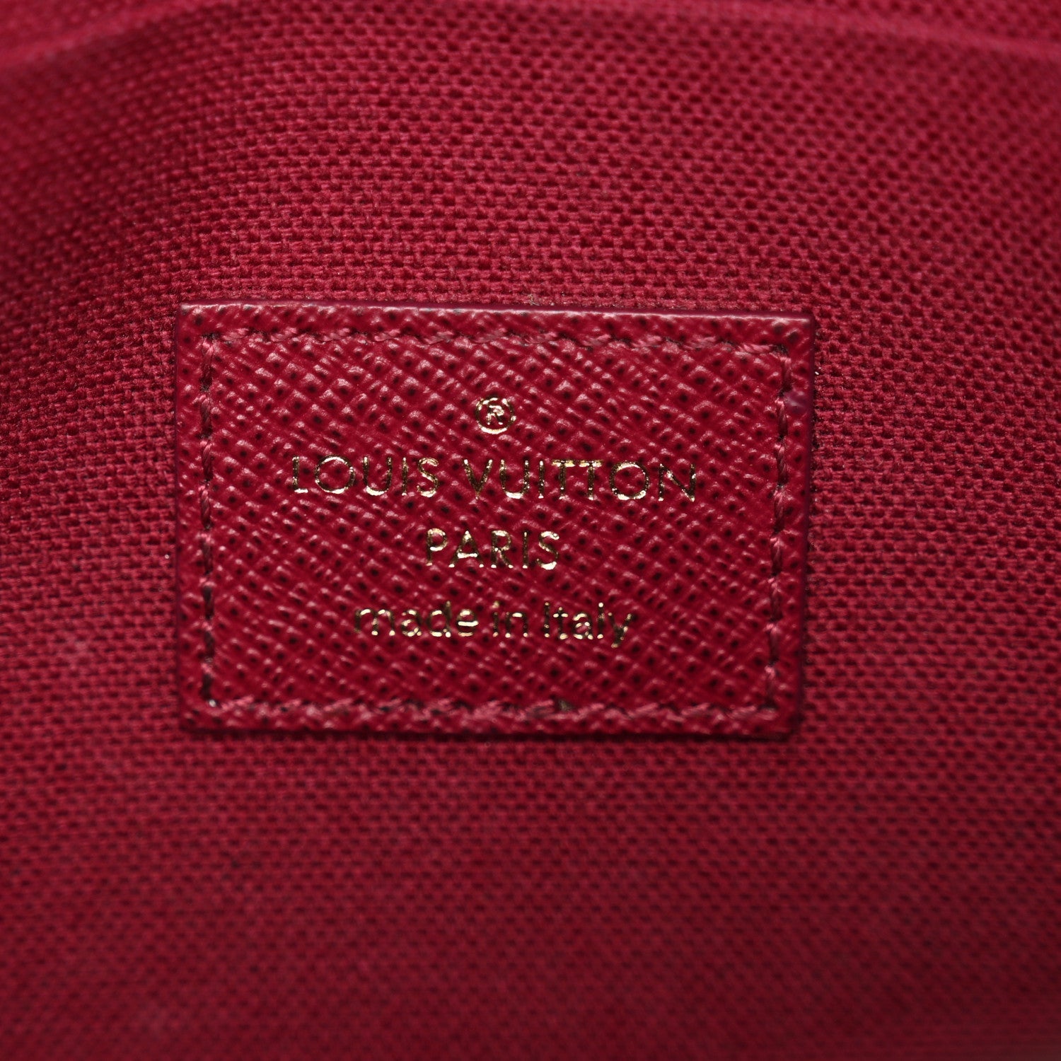 Louis Vuitton Monogram Pochette Felicie Chain Wallet Fuchsia