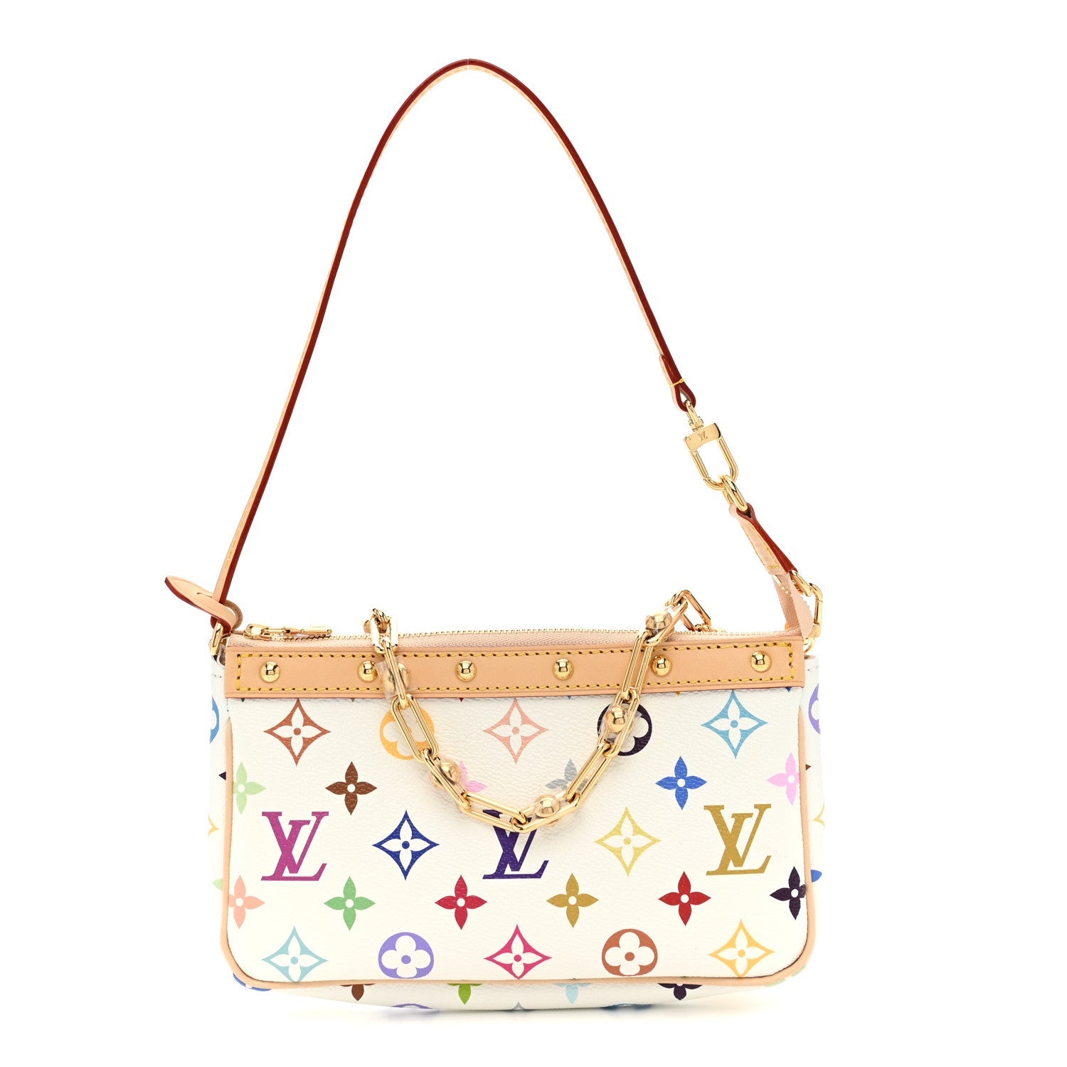 Louis Vuitton LV X TM Monogram Multicolor Pochette Accessories White