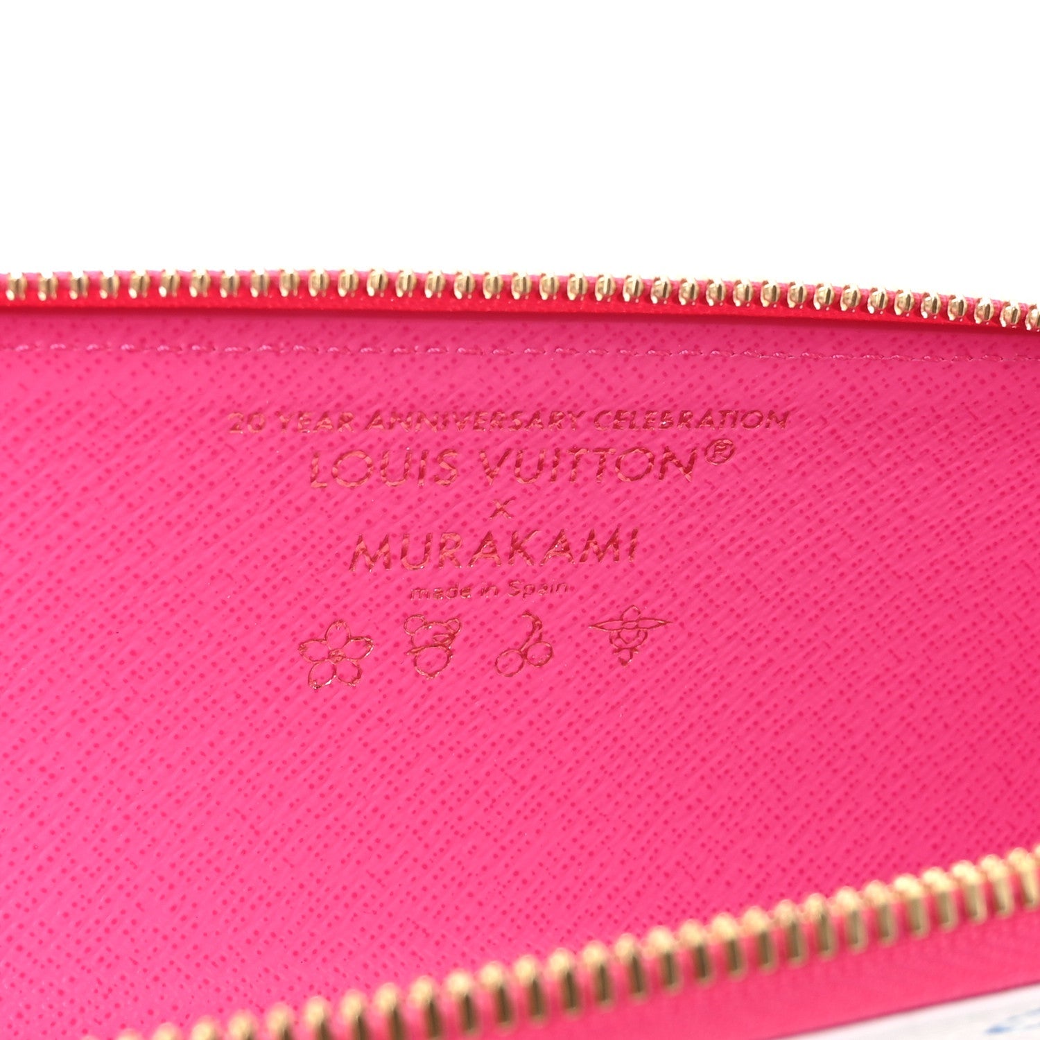 Louis Vuitton LV X TM Monogram Multicolor Charlotte Pencil Pouch Fuchsia