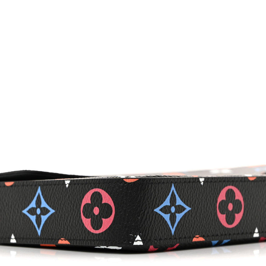 Louis Vuitton Game On Felicie Chain Wallet Black