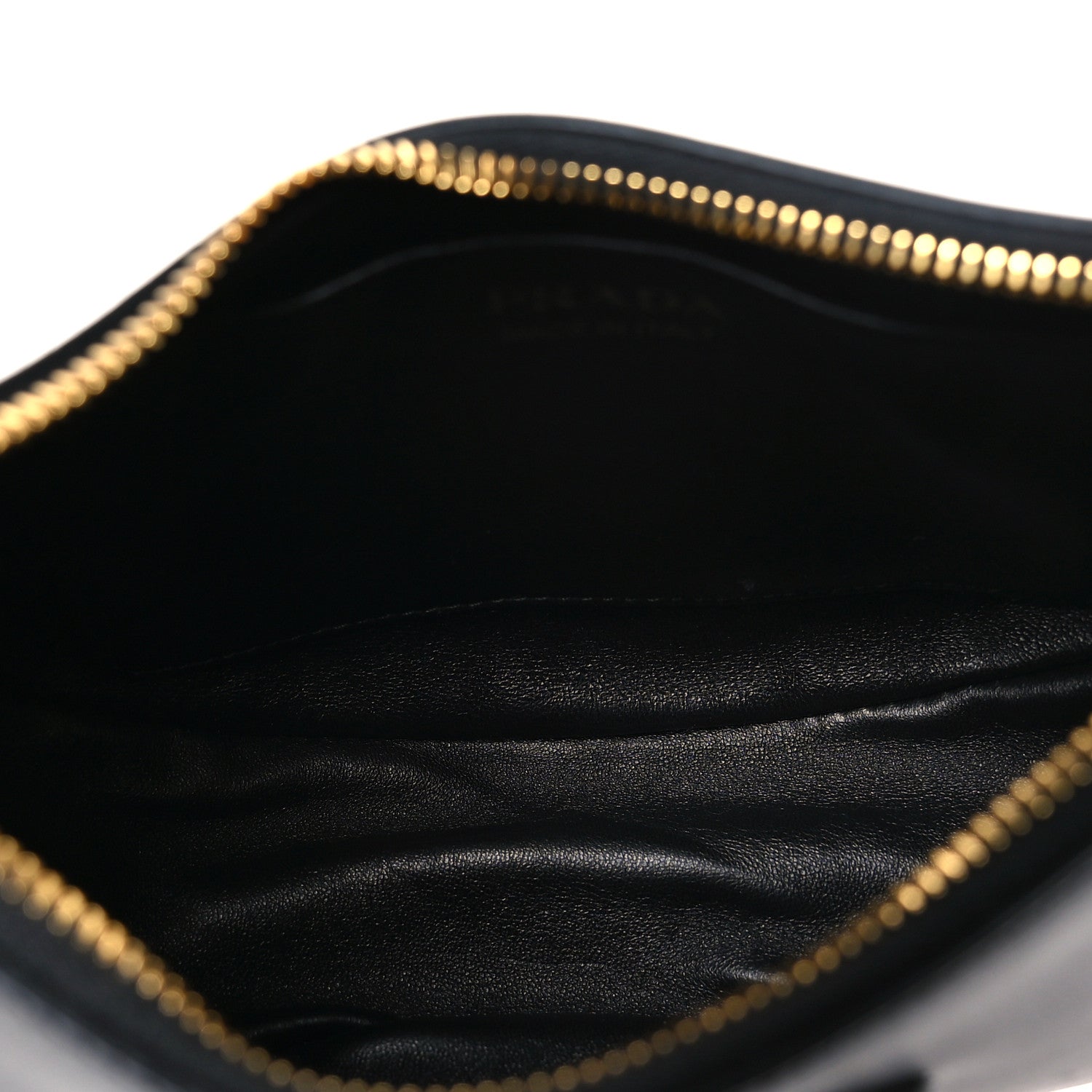Prada Soft Calfskin Arque Shoulder Bag Black