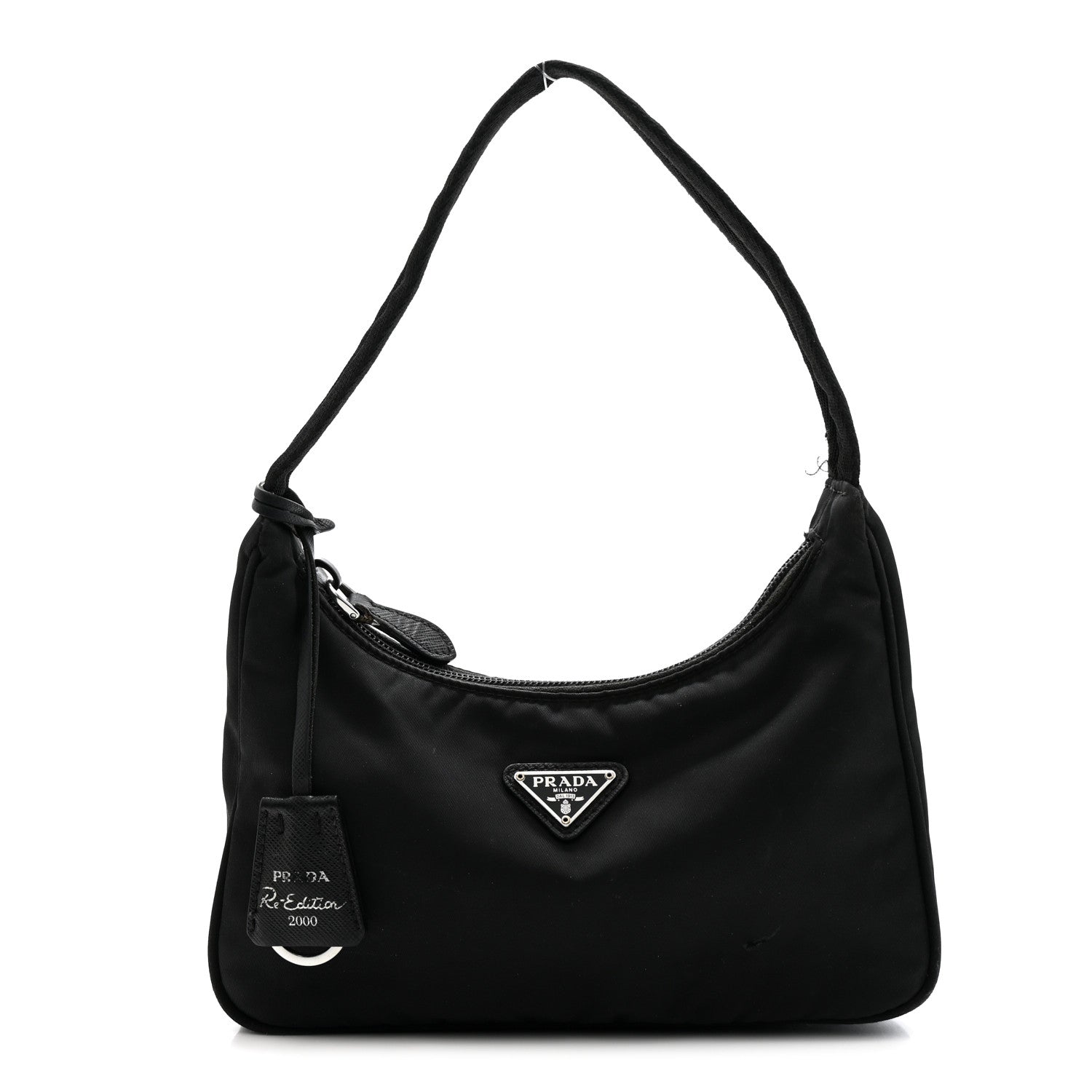 Prada Tessuto Nylon Mini Re-Edition 2000 Bag Black