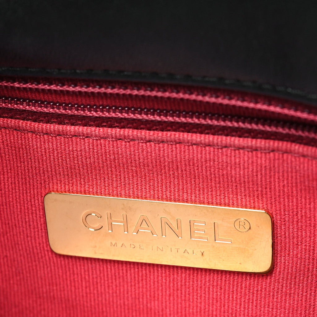 Chanel Lambskin Quilted Medium Chanel 19 Flap Black