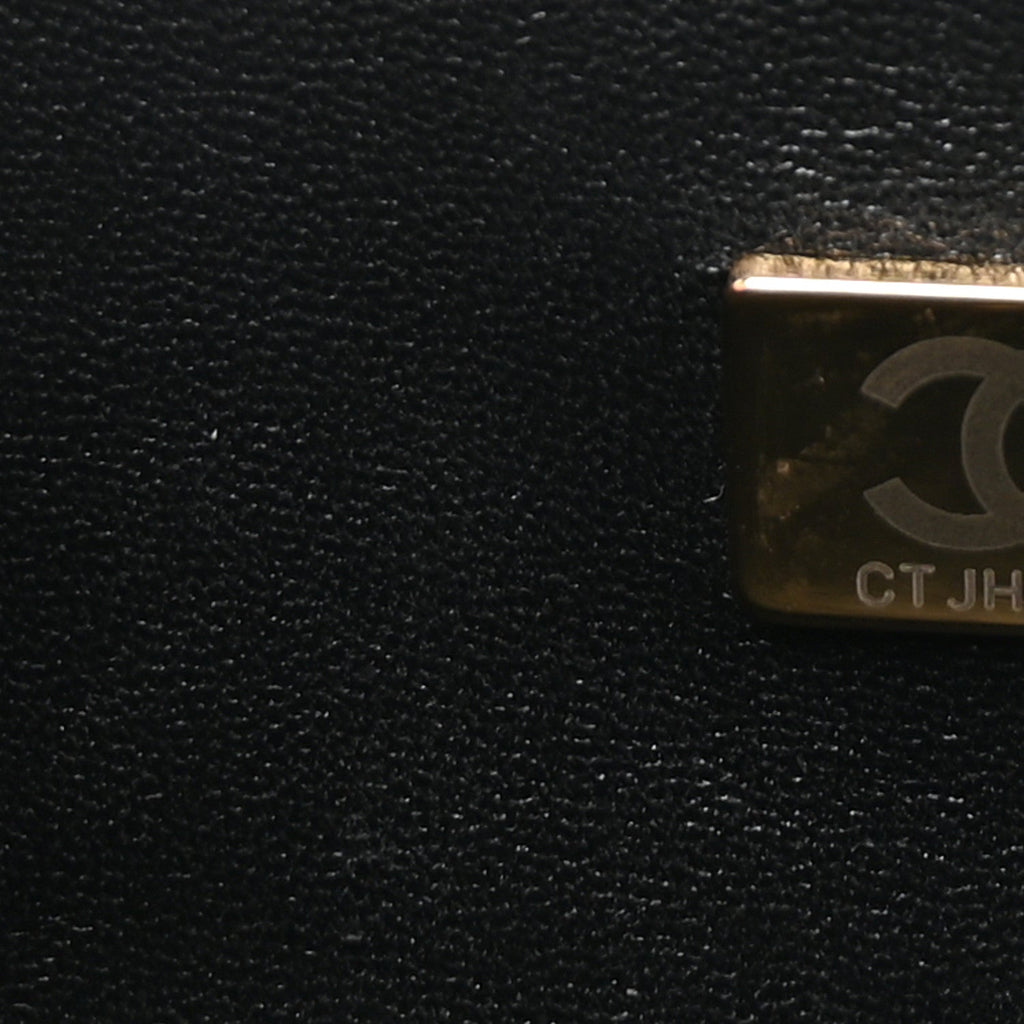 Chanel Calfskin Quilted Medium Boy Flap Black