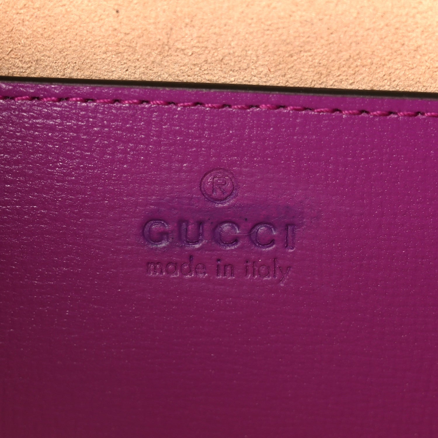 Gucci Azalea Calfskin Web Small Horsebit 1955 Crossbody Bag Spicy Cyclamin