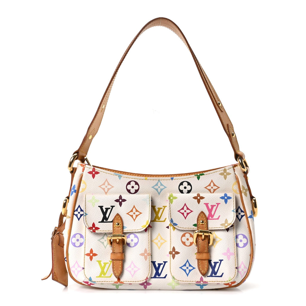 Louis Vuitton Monogram Multicolor Lodge PM White
