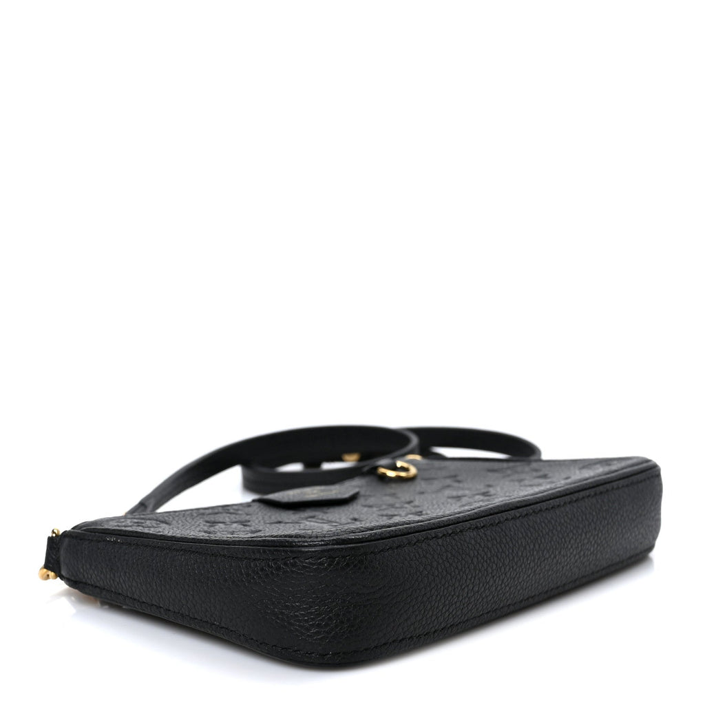 Louis Vuitton Empreinte Easy Pouch On Strap Black