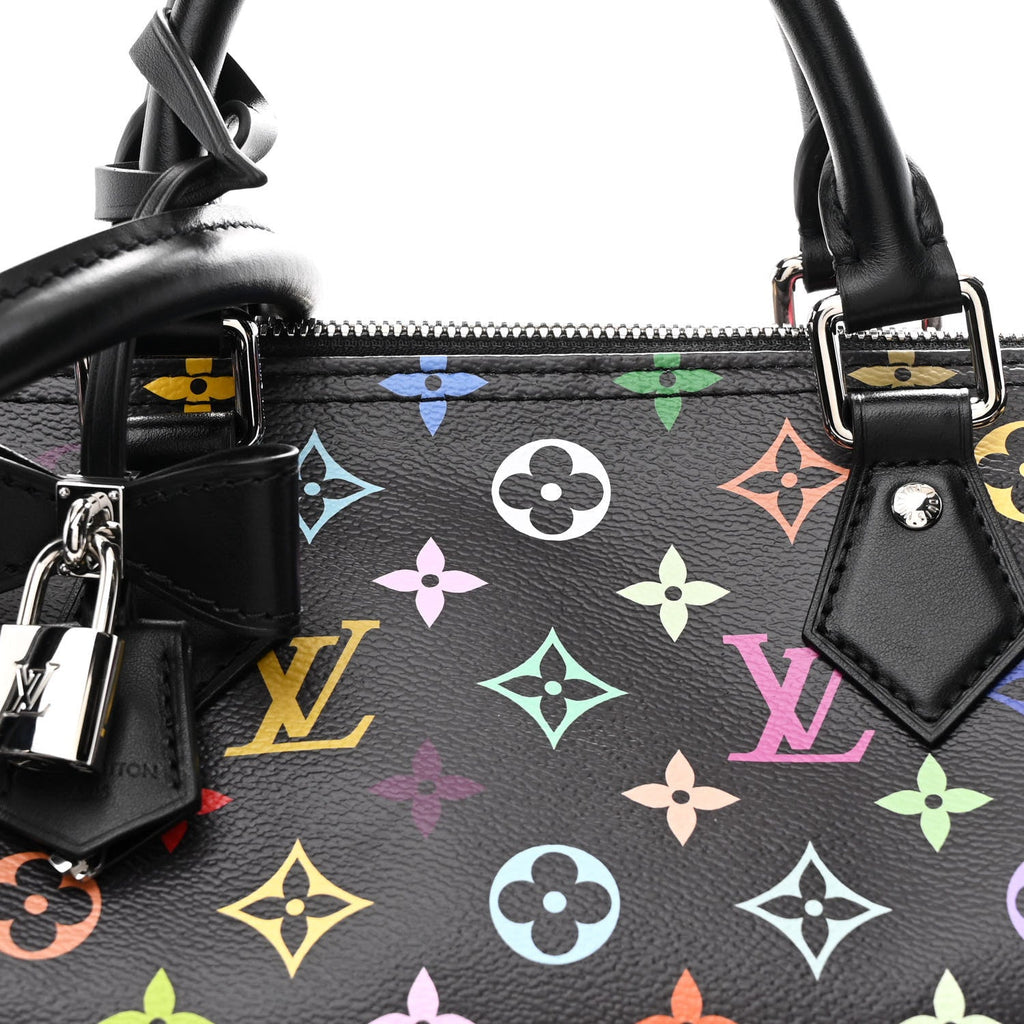Louis Vuitton LV X TM Monogram Multicolor Speedy Soft 30 Black