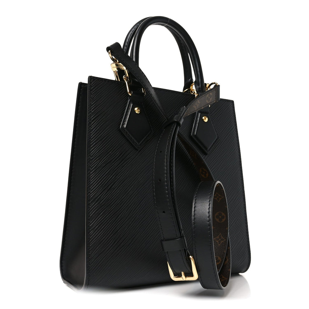 Louis Vuitton Epi Sac Plat BB Black