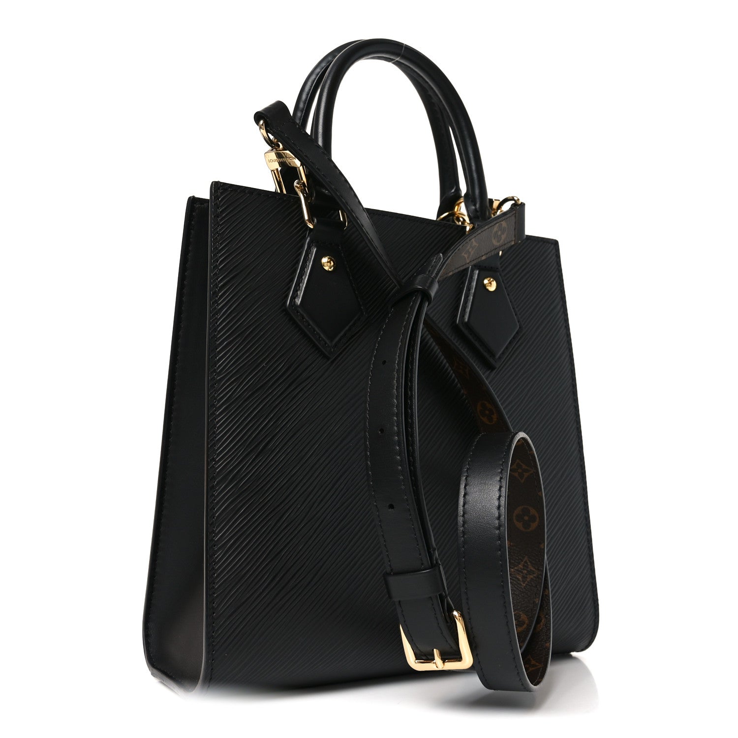 Louis Vuitton Epi Sac Plat BB Black