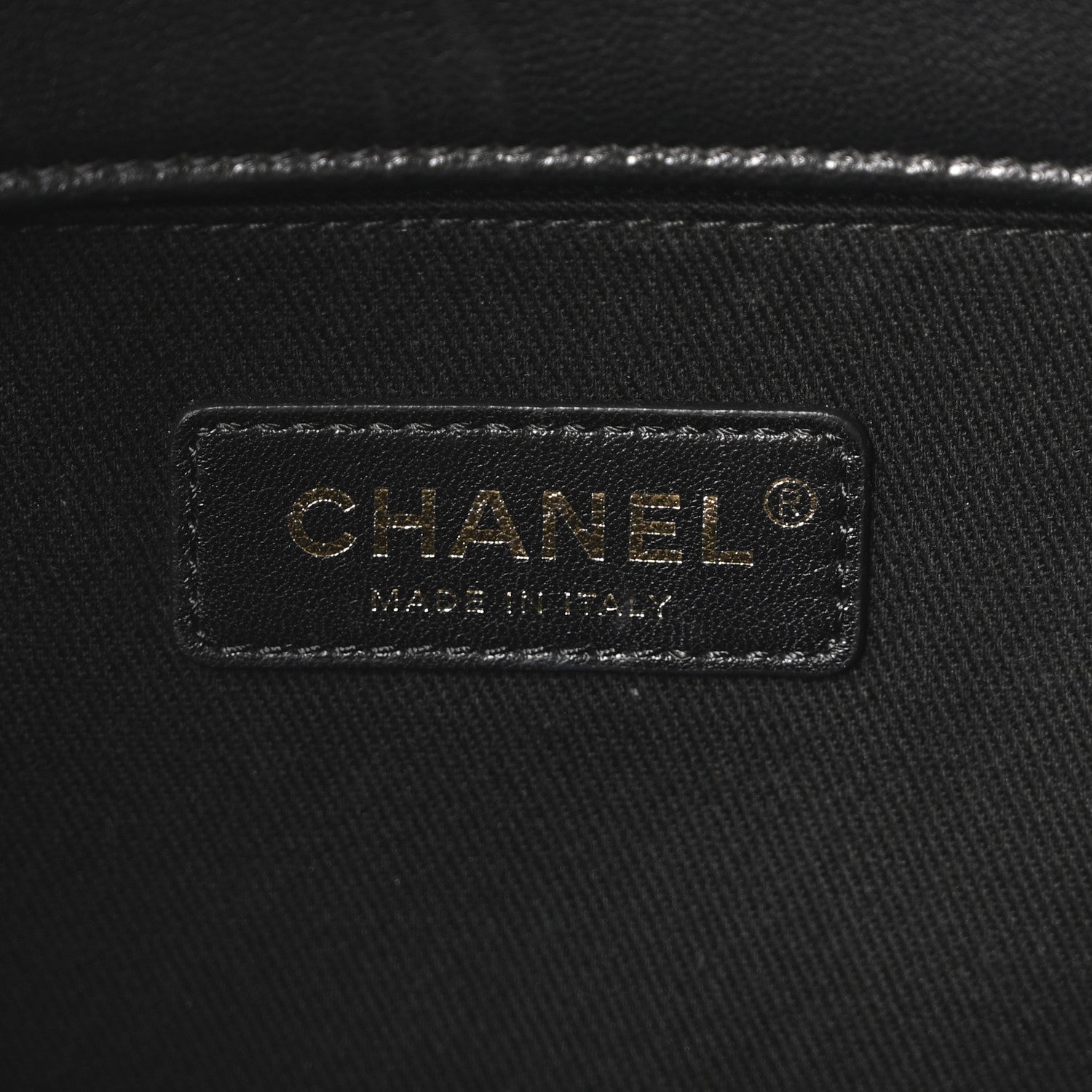 Chanel Sheepskin Caviar Quilted Medium Shopping Tote Black