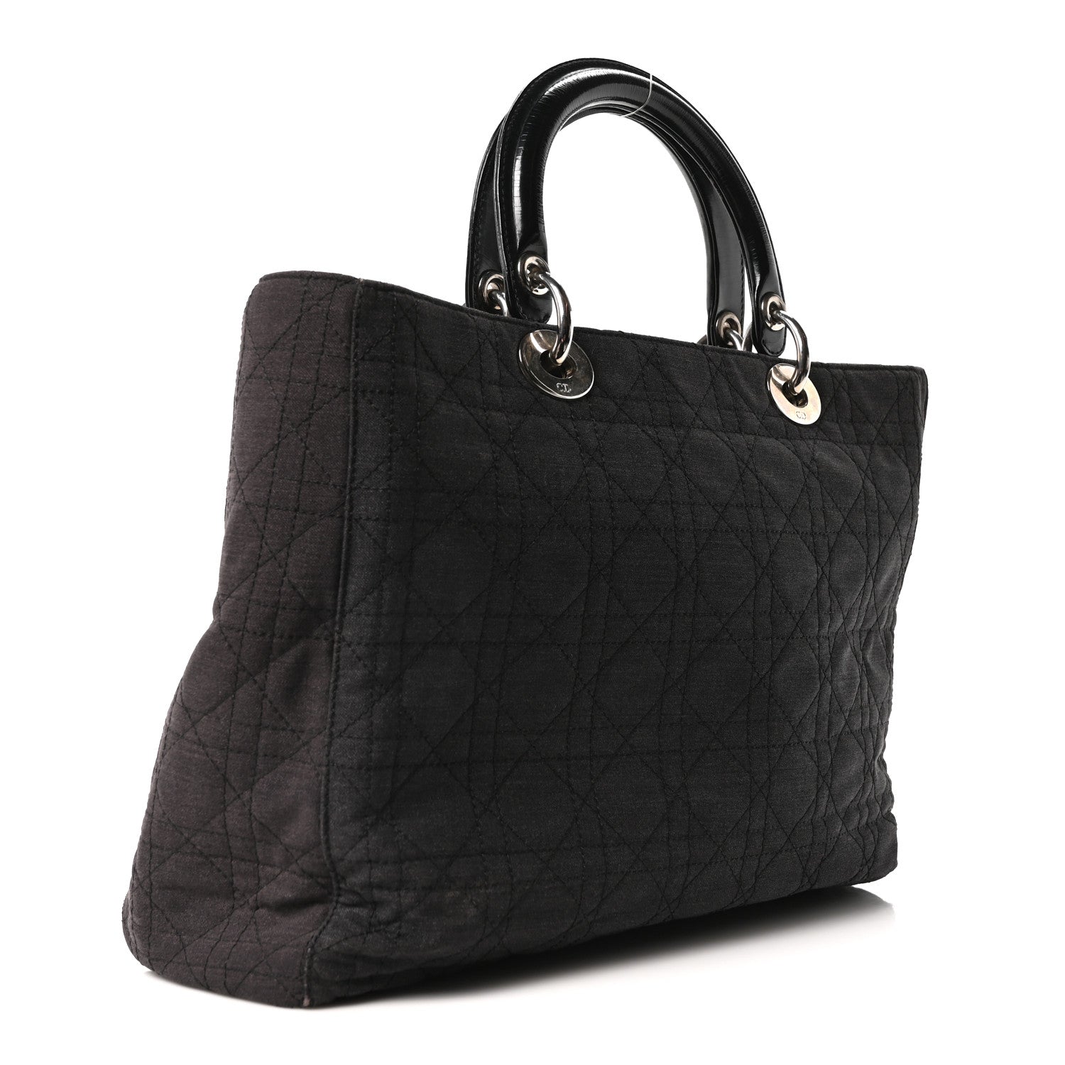 Christian Dior Nylon Cannage Large Lady Dior