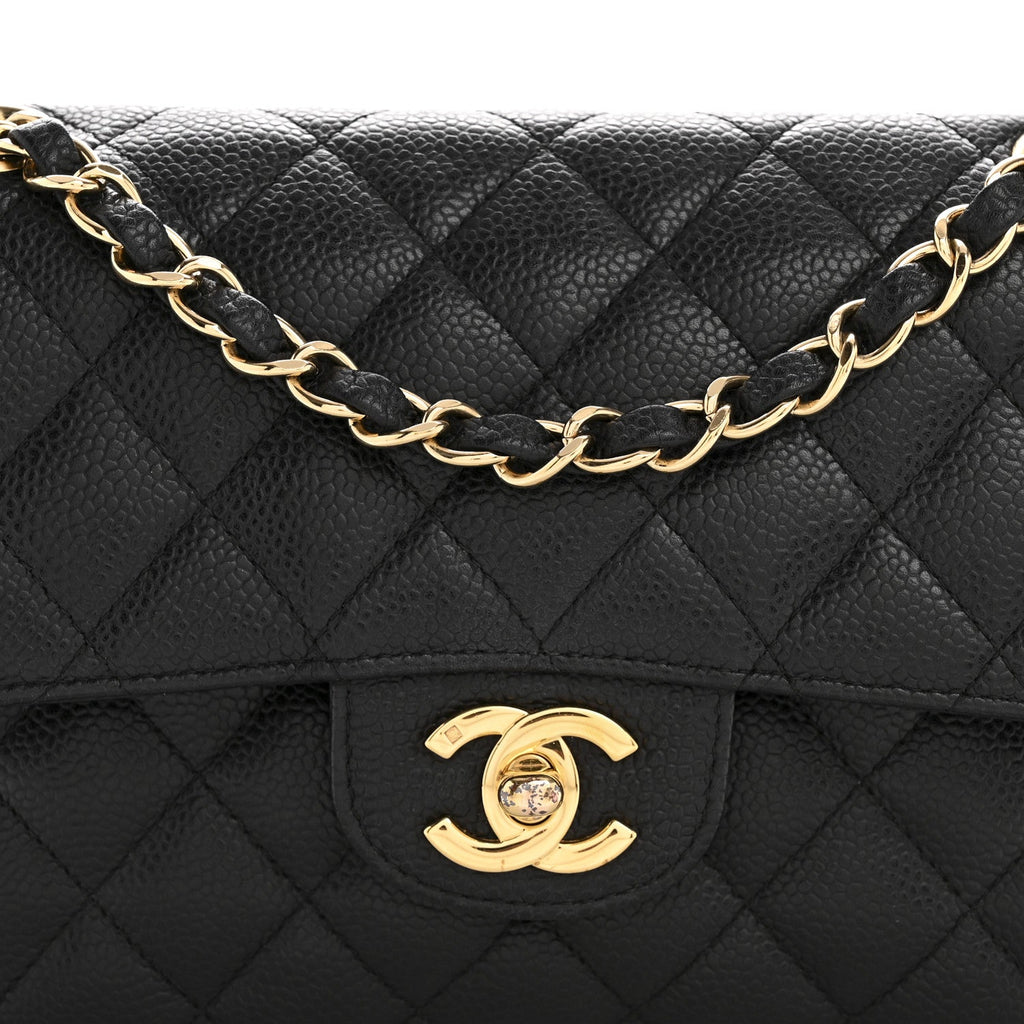 Chanel Caviar Quilted Small Double Flap Black