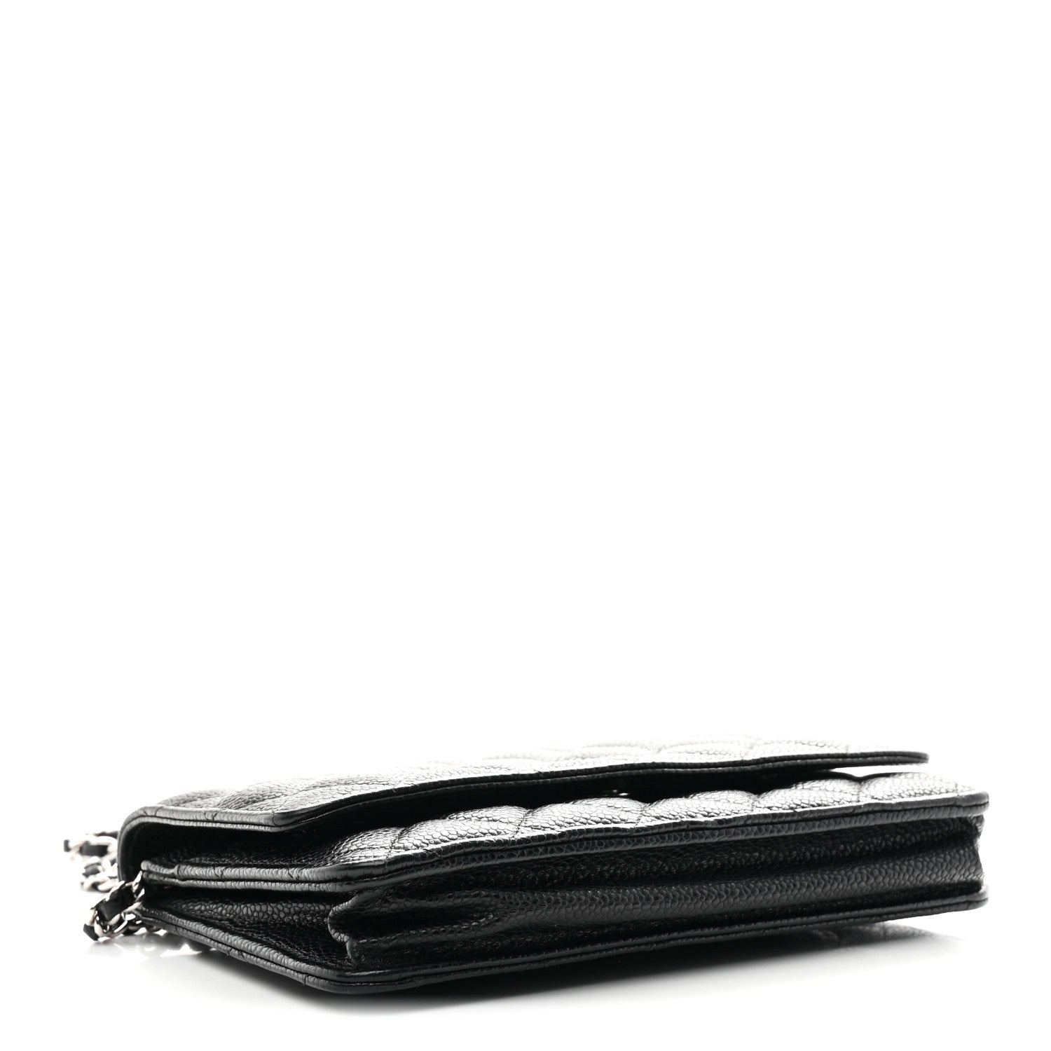 Chanel Caviar Quilted Wallet on Chain WOC Black
