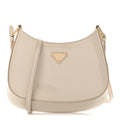 Prada Spazzolato Cleo Shoulder Bag Avorio