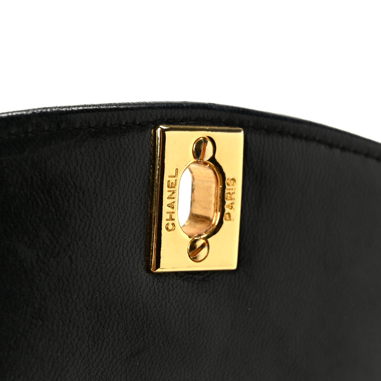 Chanel Lambskin Quilted Small Single Flap Black
