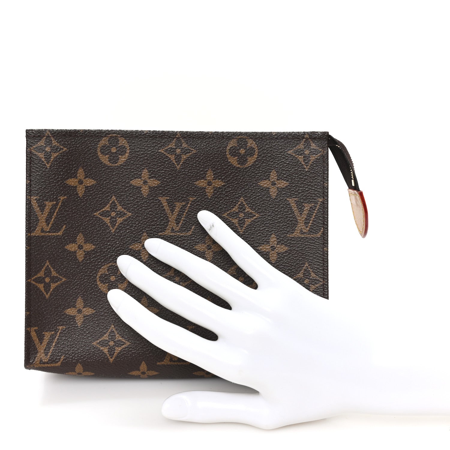 Louis Vuitton Monogram Toiletry Pouch 19 Red