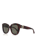 Gucci Acetate Glitter Sunglasses GG0327S Red