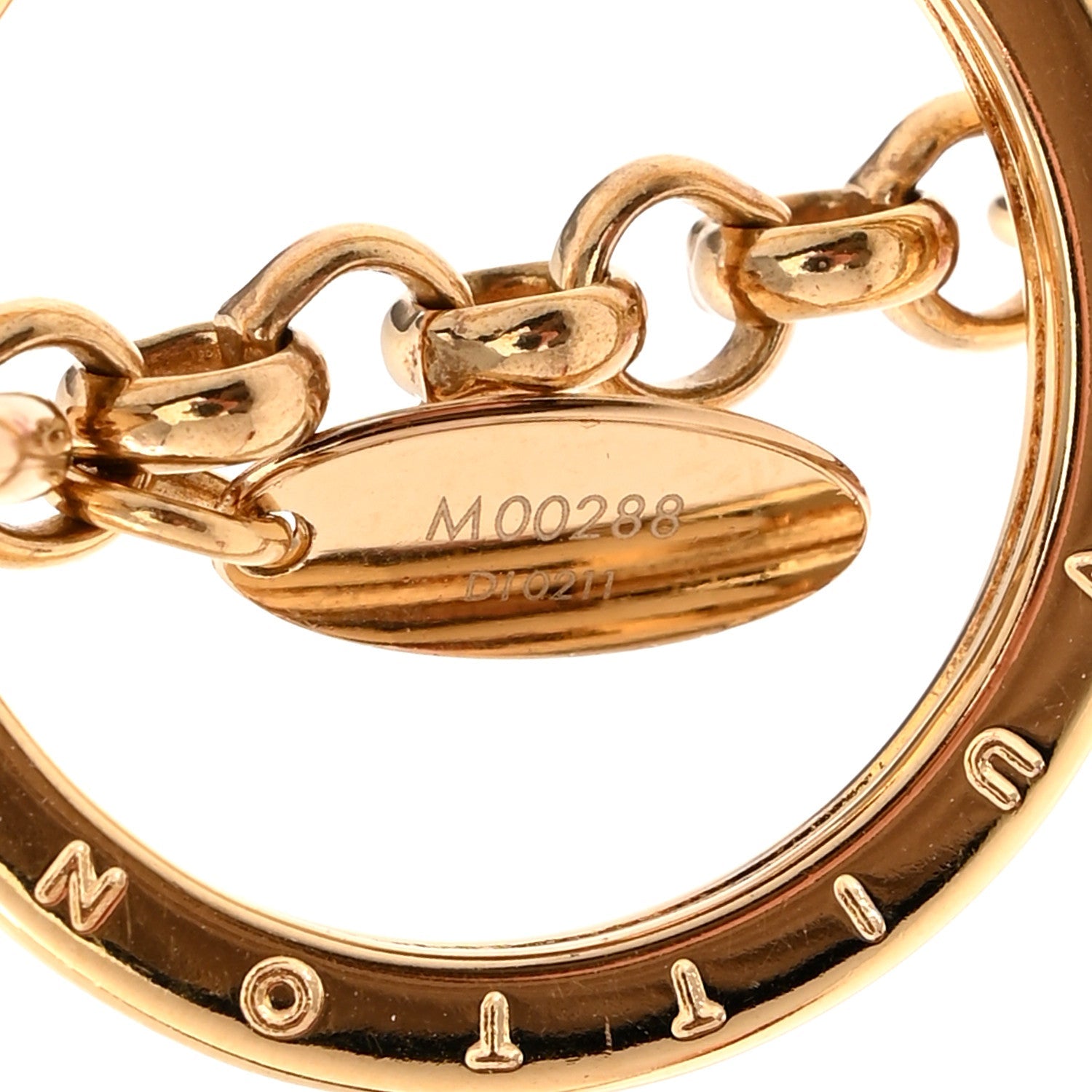 Louis Vuitton Giant Monogram Vivienne Bag Charm Key Holder Rose