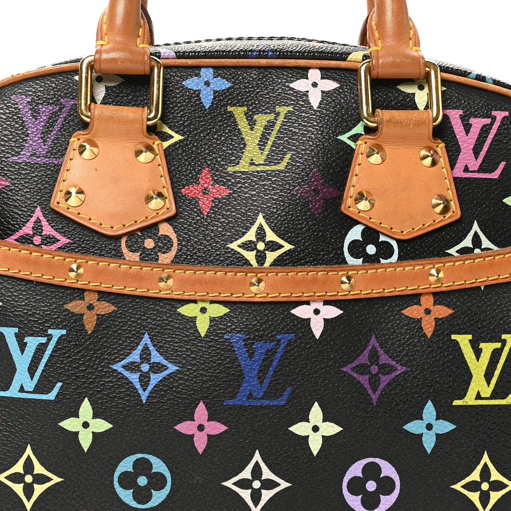 Louis Vuitton Monogram Multicolor Trouville Black