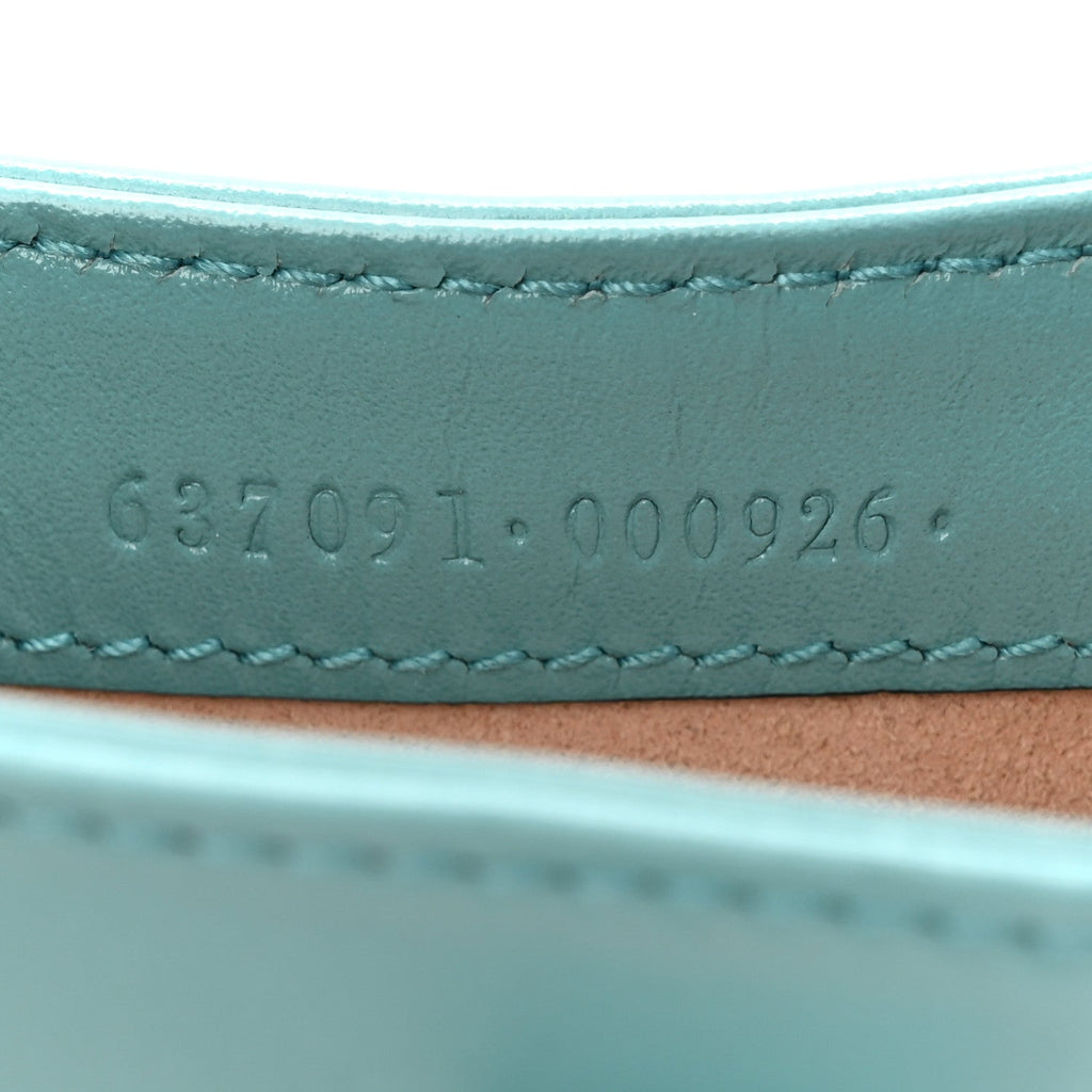 Gucci Boarded Dyana Lux Calfskin Mini Jackie 1961 Hobo Dusty Azure