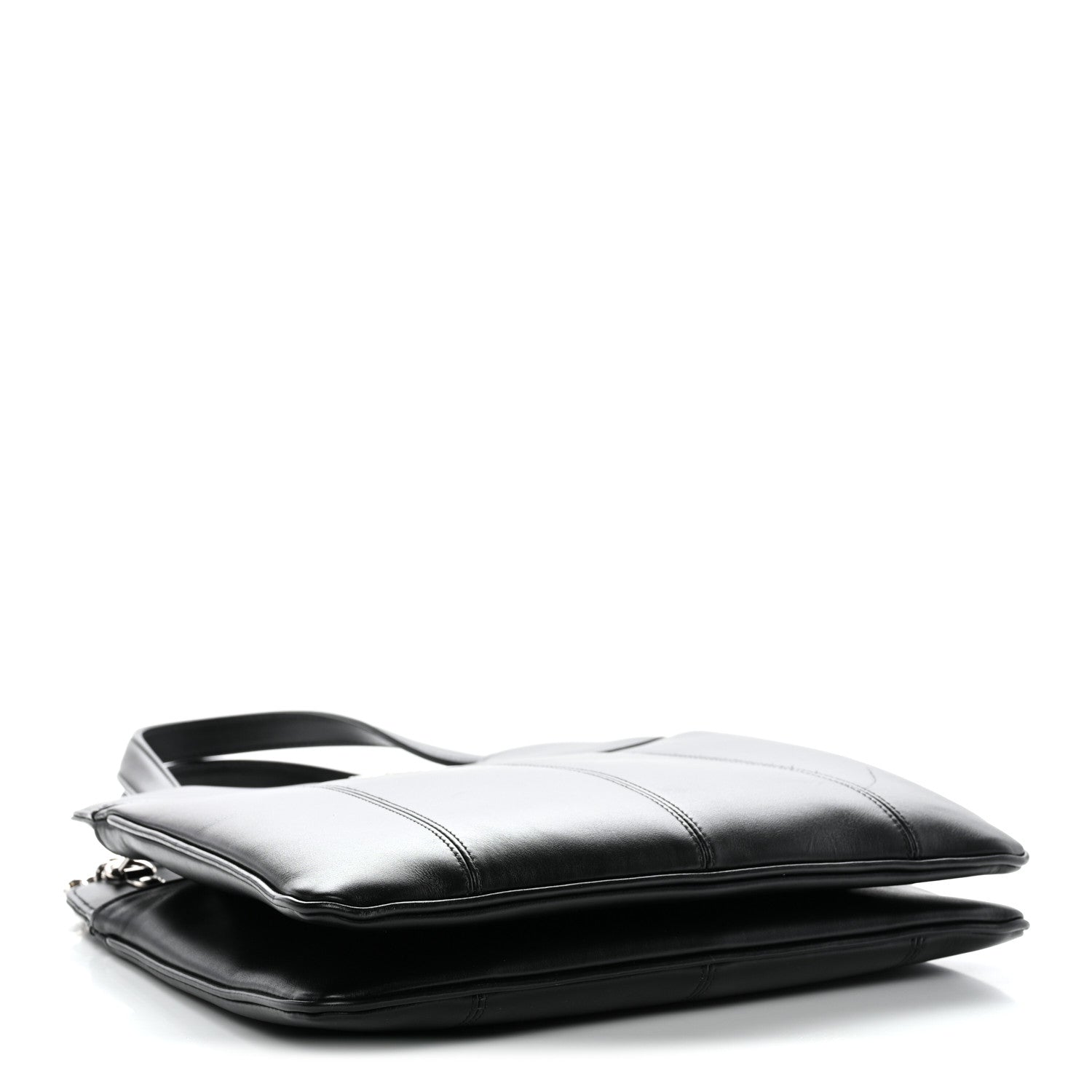 Gucci Calfskin Petite GG Small Tote Bag Black