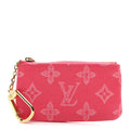 Louis Vuitton Monogram Origine Lin Key Pouch Rose Ruban