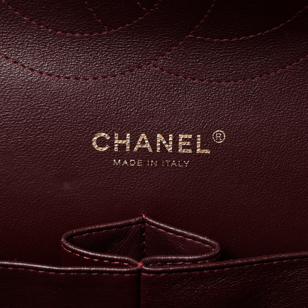 Chanel Lambskin Quilted Jumbo Double Flap Black